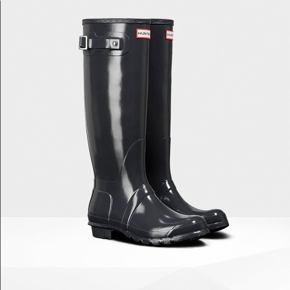 Hunter Shoes - Women’s original tall gloss rain boot